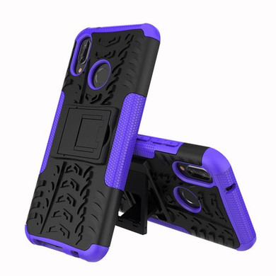 Huawei Nova 3e      Heavy Duty Case    Purple
