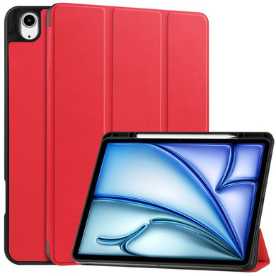Apple iPad Air 13" (M2, 2024)    Pen Holder Case    Red