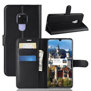 Huawei Mate 20X      Pu Wallet Case    [Black]