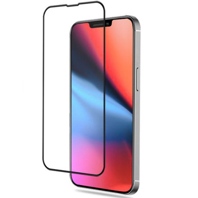 Apple iPhone 13 Full Cover Tempered Glass Screen Protector Black