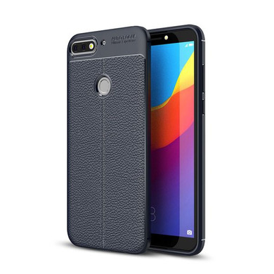 Huawei Nova 2 Lite      Leather Texture Case    Navy