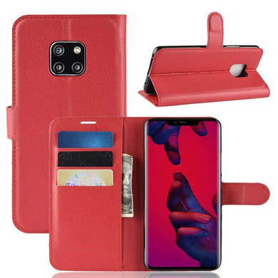 Huawei Mate 20 Pro      Pu Wallet Case    [Red]
