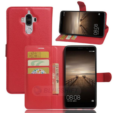 Huawei Mate 9      Pu Wallet Case    [Red]