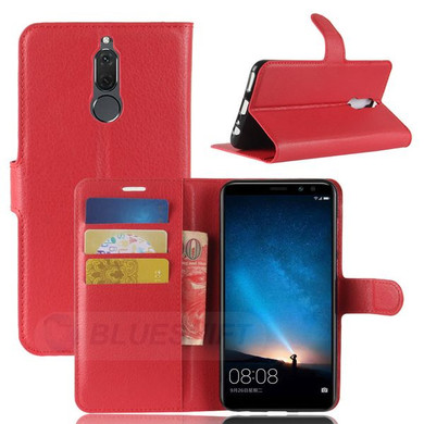 Huawei Nova 2I      Pu Wallet Case    [Red]