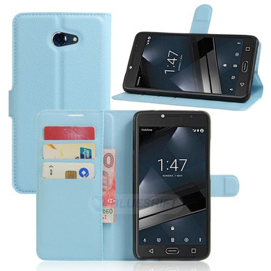 Vodafone Smart Ultra 7      Pu Wallet Case    [Lightblue]