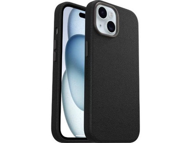 OtterBox Symmetry Cactus Leather - iPhone 15/14/13 - Black