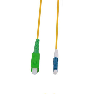 DYNAMIX 3M 9u SCAPC/LC Simplex SM G657A1 Bend Insensitive Fibre Lead, Yellow LSZH Jacket FSM-SCALC-3-SX