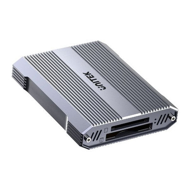 UNITEK CF Express Type B Multi Card Reader Hub, 10Gbps USB-A, SD 4.0, Dual Simultaneous Read/Write, R1022C