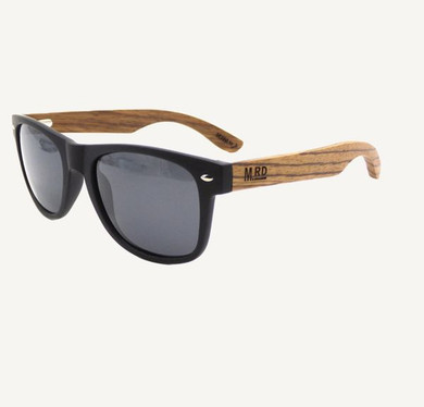Moana Road 50/50s Sunglasses [Black w/ Zebra arms - 3009]