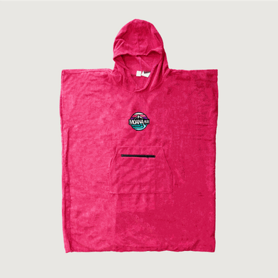 Moana Road Towel Hoodie [ Adults / Pink Zip Pocket - 5313]