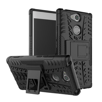 Sony Xperia Xa2      Heavy Duty Case    [Black]