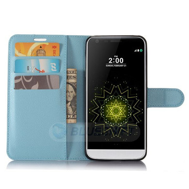 LG G6      Pu Wallet Case    [Lightblue]