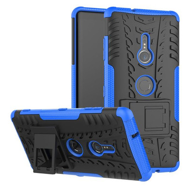 Sony Xperia XZ3      Heavy Duty Case    [Blue]