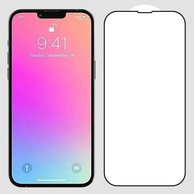 Apple iPhone 13 Mini Full Cover Curved Glass Screen Protector Black