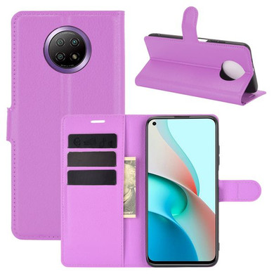 Xiaomi Redmi Note 9T      Pu Wallet Case    [Purple]
