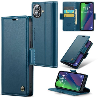 Apple iPhone 16      Pu Wallet Case    [Navy]