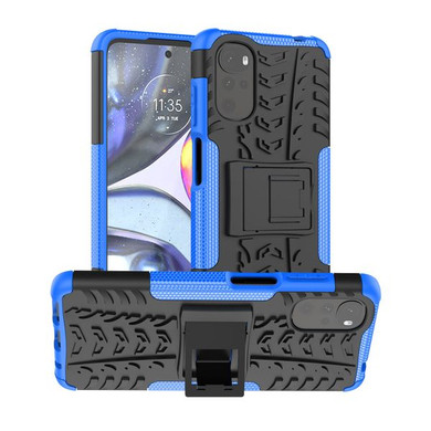 Motorola G22      Heavy Duty Case    [Blue]