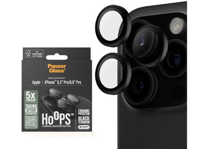 PanzerGlass Ceramic Hoops LP -iPhone 16 Pro/ProMax