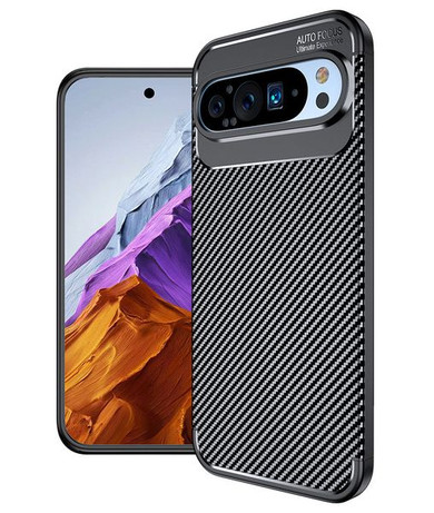 Google Pixel 9 Carbon Fibre Case [Black]