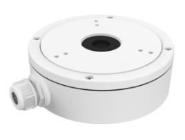 HILOOK Junction Box for Dome D261/D281 Cameras. Weatherproof Aluminium Alloy with Protective Coating. White.
