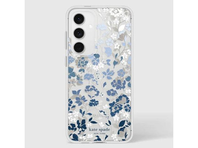 Kate Spade Protective (RC) - Samsung S24 FE - Flowered Blue 