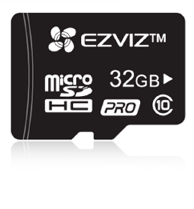 EZVIZ 32GB Professional Micro SD Super Fast Read/Write Class 10 Card Suitable for All Surveillance Cameras & Devices.  