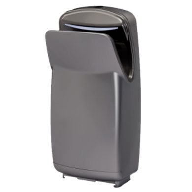 JETDRYER Executive 2 1000W Hygienic Auto-Sensing Hand Dryer. Dries Hands in 10 Seconds. HEPA Filter, Quiet 70dBA, 20 Seconds Auto-shut Off, Removable Drip Collection Tray. Silver Colour.