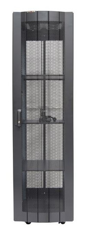 DYNAMIX 45RU Server Cabinet 1000mm deep (600x1000x2181mm) FLAT PACK 3x shelves - 4x fans - 25x cage nuts - 4x castors - 4x levelling feet Single front & bifold rear mesh