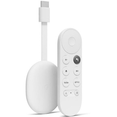 Google Chromecast with Google TV (4K) [Snow]