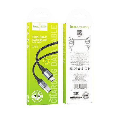 Fast Charging Nylon Braided USB Cable (X102) [Type C] 