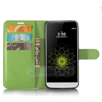 LG G6      Pu Wallet Case    [Green]