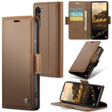 Samsung Galaxy S24      Pu Wallet Case    [Brown]