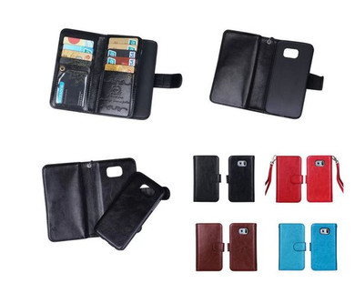 Samsung Galaxy S6      Double Wallet Case    [Black]