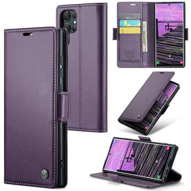 Samsung Galaxy S24 Ultra      Pu Wallet Case    [Purple]