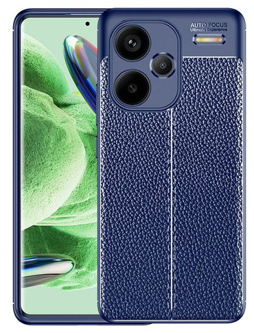 Xiaomi Redmi Note 13 Pro Plus 5G      Leather Texture Case    [Navy]