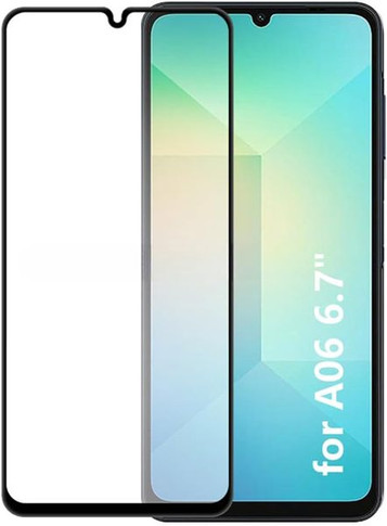 Samsung Galaxy A06 4G         Tempered Glass Screen Protector [Black]