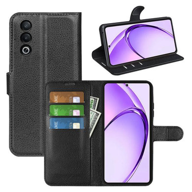 Oppo A80 5G      Pu Wallet Case    [Black]