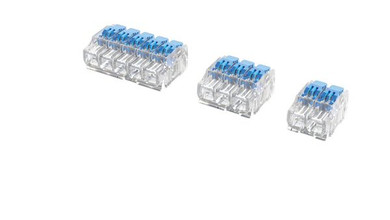 IDEAL INDUSTRIES Gen II 32A Lever Wire Connector Kit - 2, 3 & 5 Port, 0.2 to 4.0 mm², Box of 30 (10 Each) - Product Code: 32A-G2-LK-30