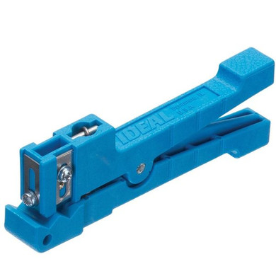 IDEAL INDUSTRIES Blue Adjustable Blade Ringer Stripper (Up to 6.4mm Diameter) - Product Code: 12345