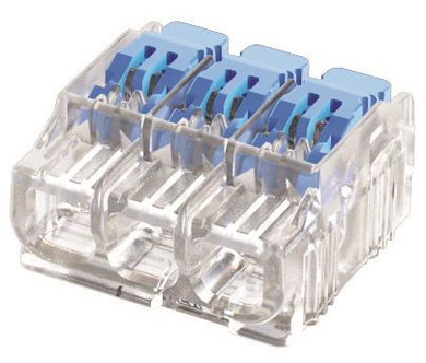 IDEAL INDUSTRIES 32A Gen II 3-Port Wire Connector - 50pc Jar, 0.2mm² to 4.0mm² (Solid/Stranded) & 0.14mm² to 4.0mm² (Flexible) - Product Code: 32A