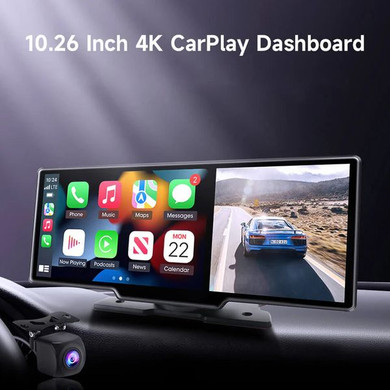 Ottocast Wireless Carplay & Android Auto 10" Screen with 2K Front & Rear Cameras - Product Code: 10K2C