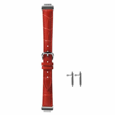 Fitbit Inspire 3      PU Leather Strap   Red