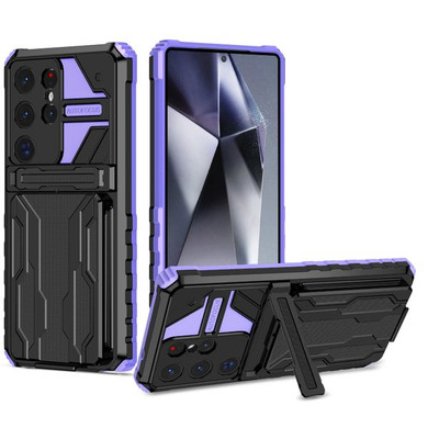 Galaxy S25 Ultra  Kickstand Heavy Duty Case [Purple]