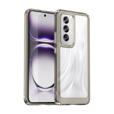 Oppo Reno 12 Soft Gel Bumper Case [Clear Grey]