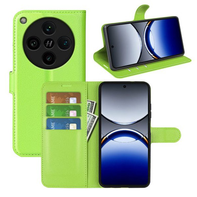 Oppo Find X8 Pro      Pu Wallet Case    [Green]