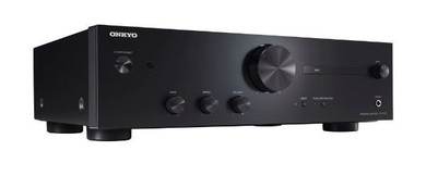 ONKYO Integrated Stereo Amplifier 50W + 50W, 4 Ohm Speaker Capability, Black - A9110B