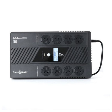 POWERSHIELD SafeGuard 1000VA Line Interactive UPS with 4 Battery Backup & Surge Outlets, 4 Surge Only Outlets - PSG1000