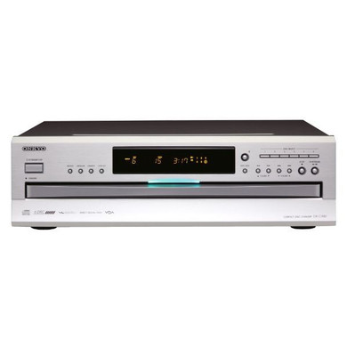 ONKYO 6-Disc CD Carousel Changer with Vector Linear Shaping Circuitry - Silver (Product Code: DXC390S)