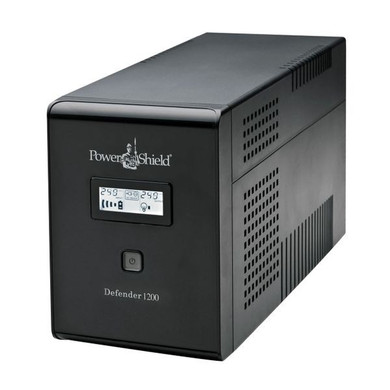 POWERSHIELD Defender 1200VA Line Interactive UPS with 3x NZ Power Sockets, Surge+Battery Backup & LCD Status Display - PSD1200 