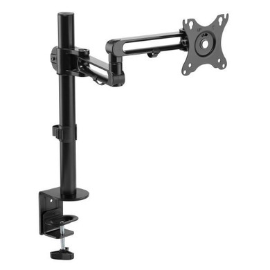 BRATECK 17-32" Single Monitor Desk Articulating Mount Arm Bracket, Free-Tilting Design, 360 Rotary VESA Plate, Max Load 8kgs - Product Code LDT30-C012